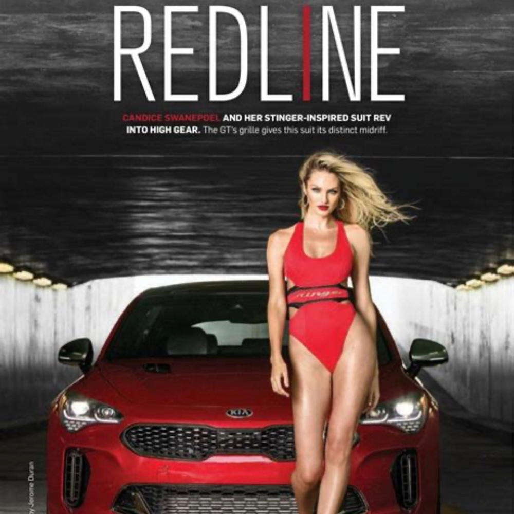Red One-Piece Swimsuit